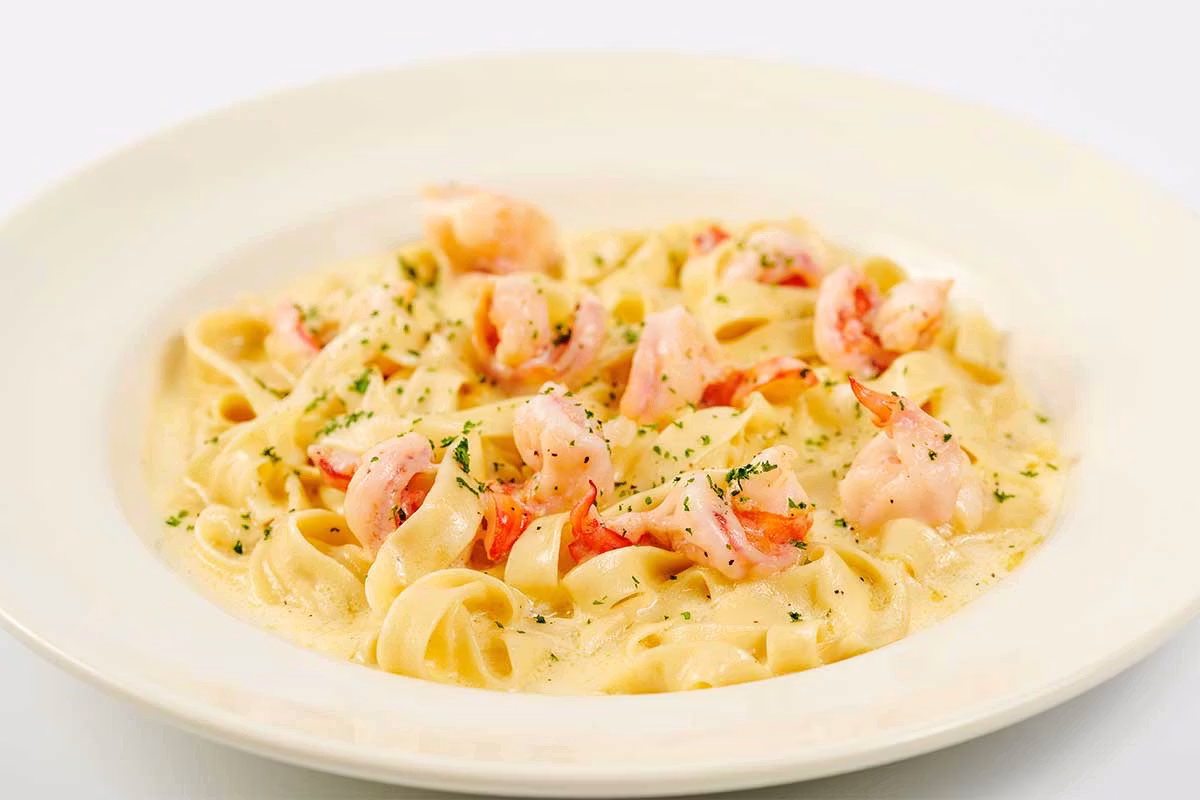 Fettuccini Alfredo with Shrimp - The Cheesecake Factory Menu Prices 2026